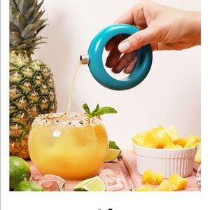 Chic and Tonic Teal Bangle Flask